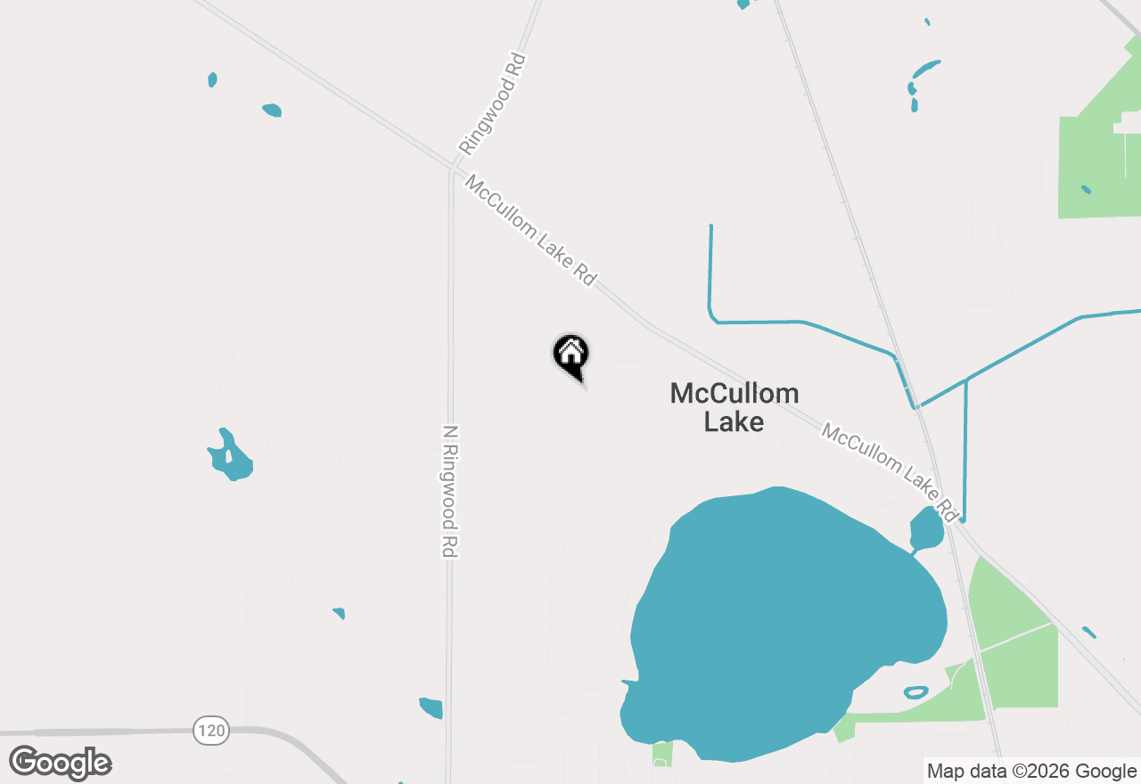 Map of 5301 West Lane, Mccullom Lake, IL 60050