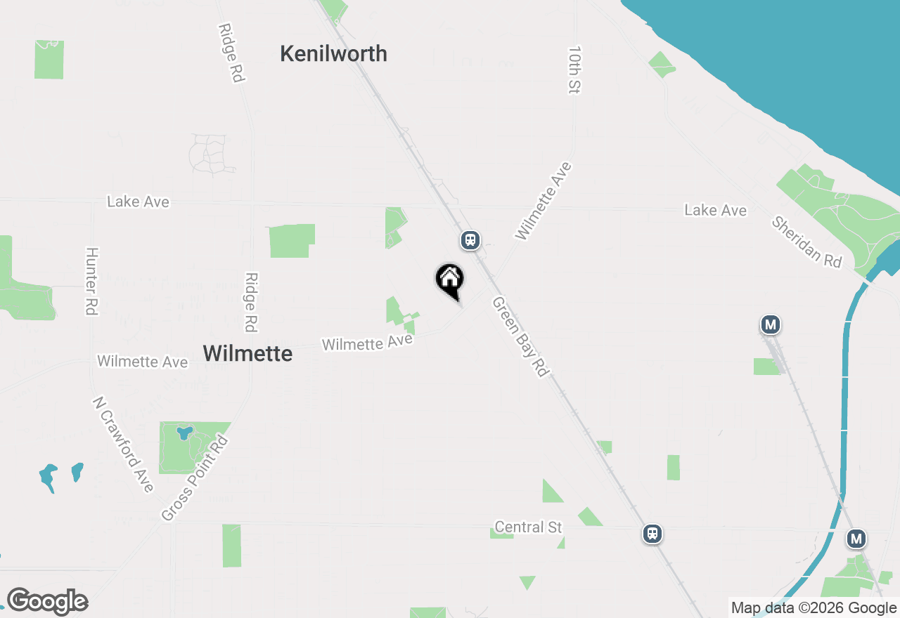 Map of 1310 Wilmette Avenue #2E, Wilmette, IL 60091