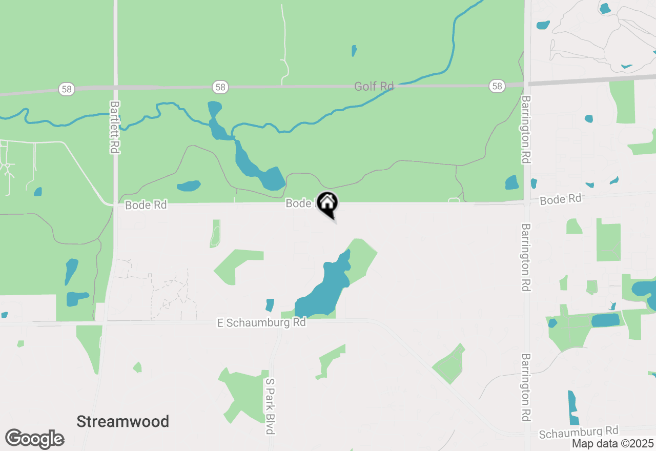Map of 7 Woodmar Court, Streamwood, IL 60107