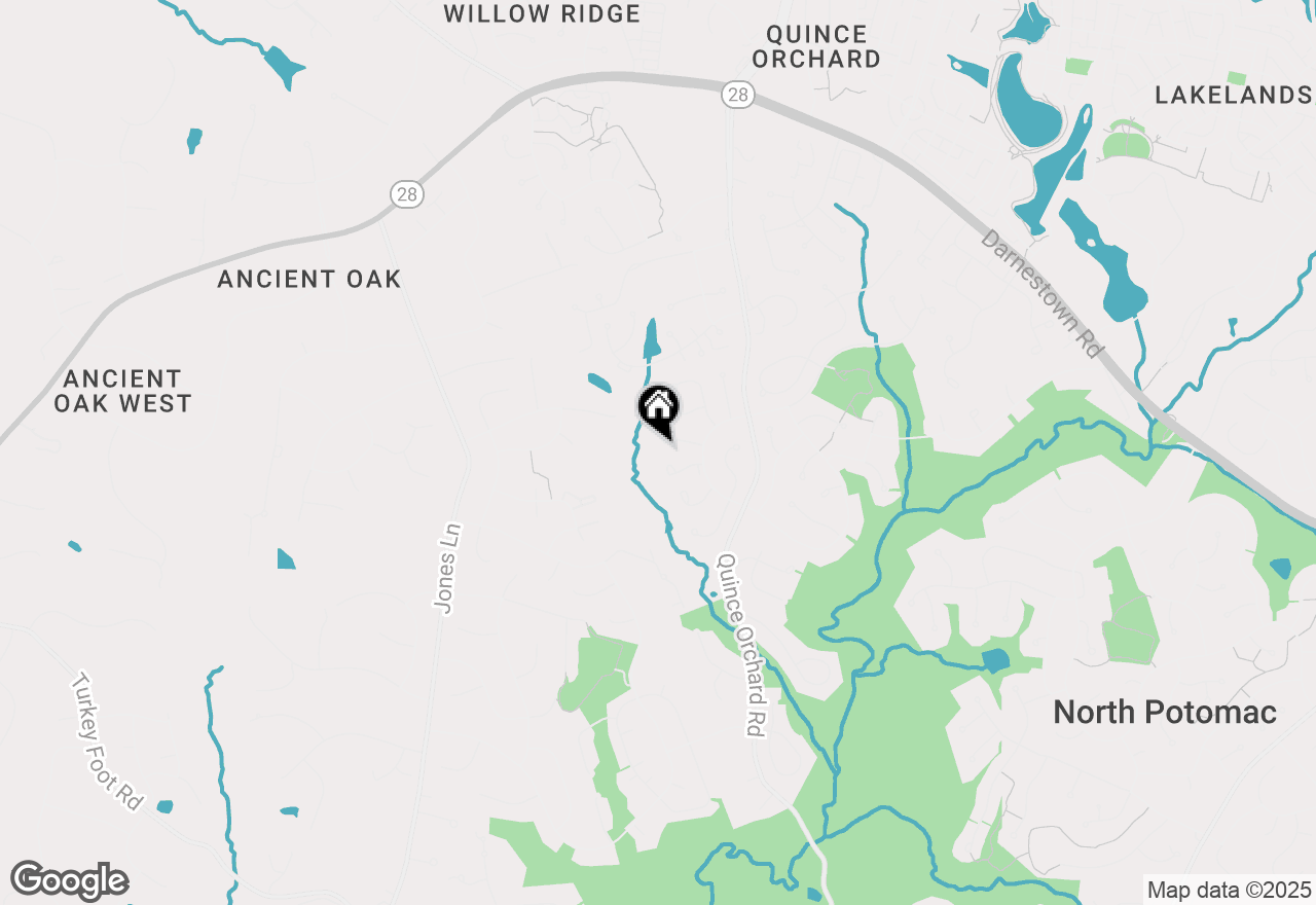 Map of 12 Turley, North Potomac, MD 20878