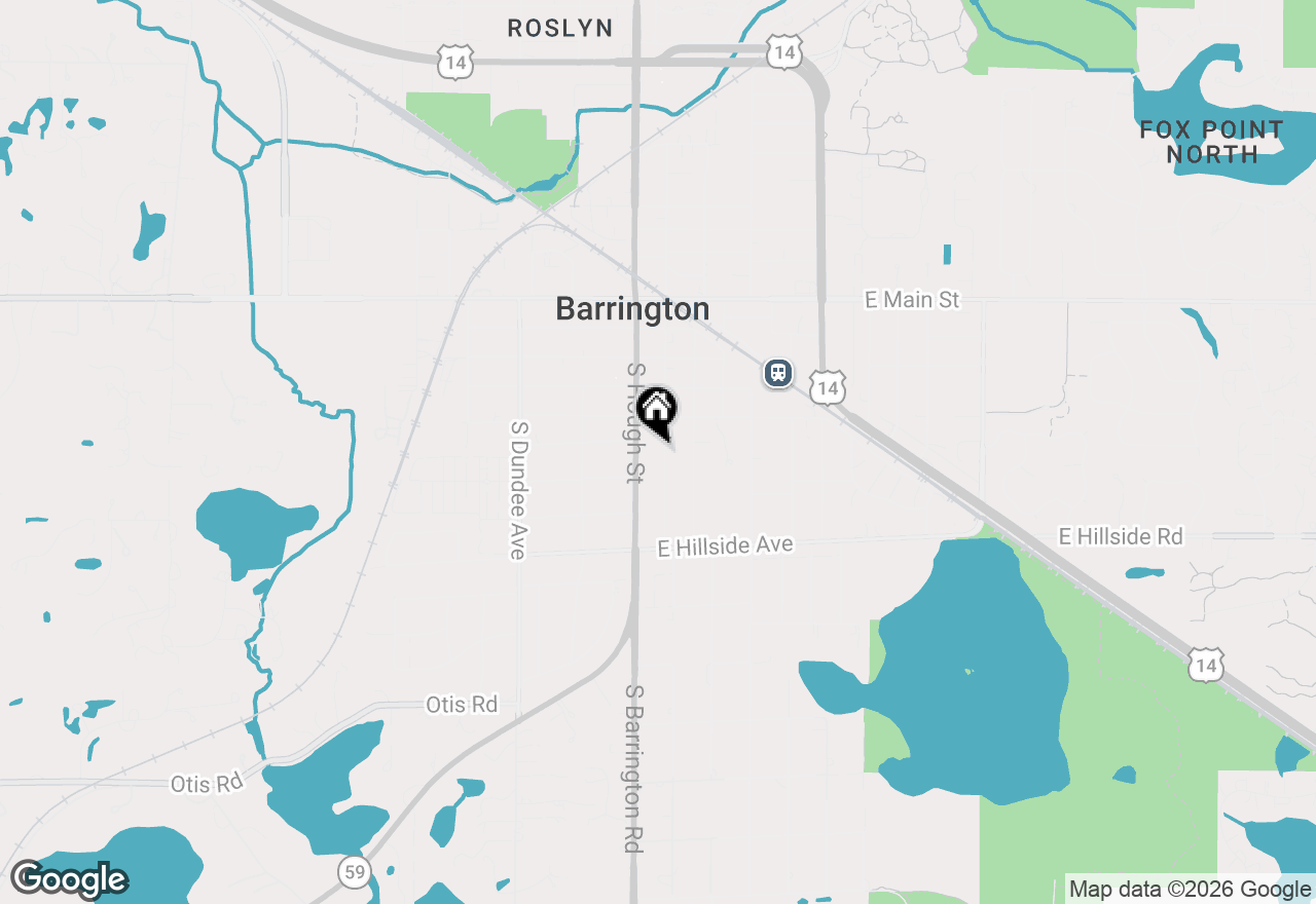 Map of 528 S Cook Street, Barrington, IL 60010