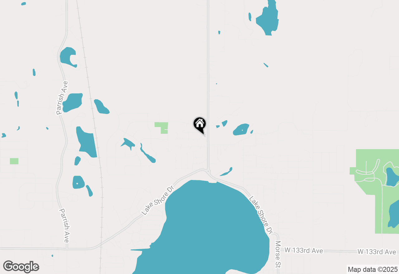 Map of 12624 Sunnyside Place, Cedar Lake, IN 46303