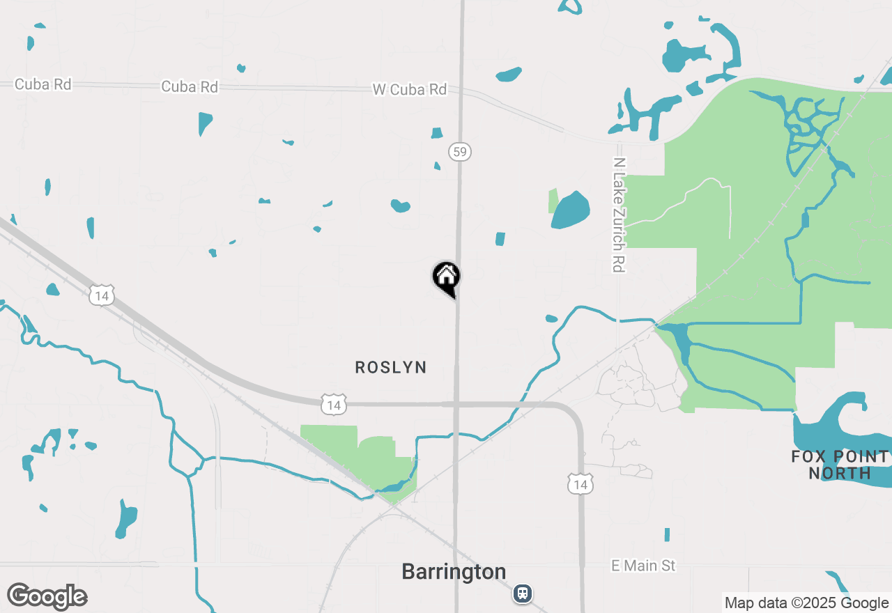 Map of 876 Hampstead Court, Barrington, IL 60010