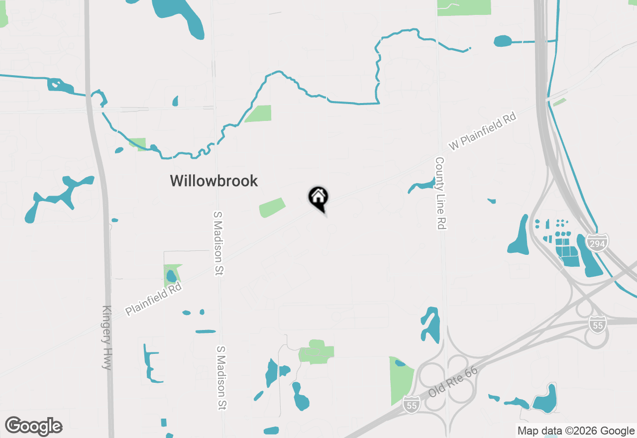 Map of 6755 Fieldstone Drive, Burr Ridge, IL 60527