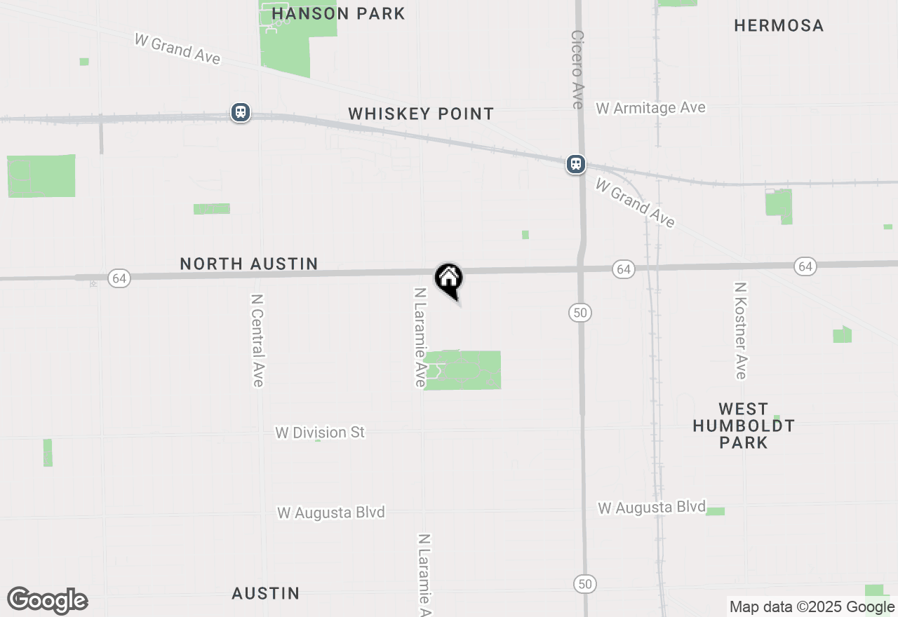 Map of 1501 N Leamington Avenue, Chicago, IL 60651
