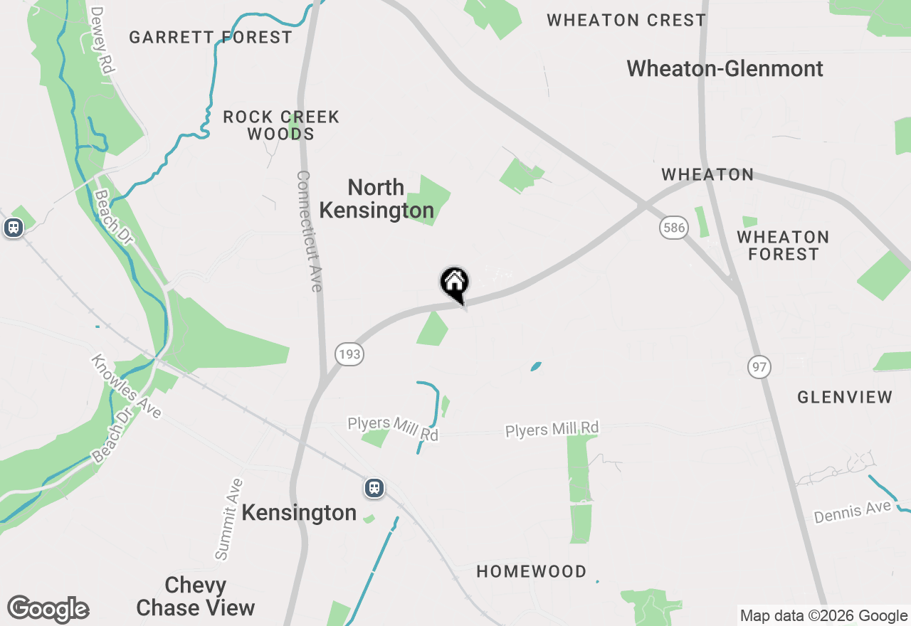 Map of 3310 University Boulevard W, Kensington, MD 20895