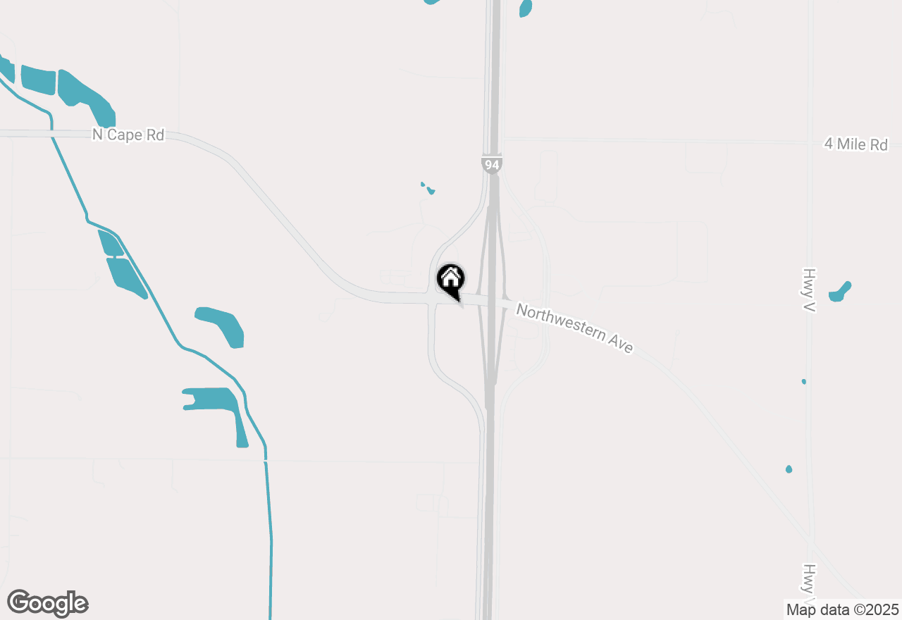 Map of 2835 County Road K, Franksville, WI 53126