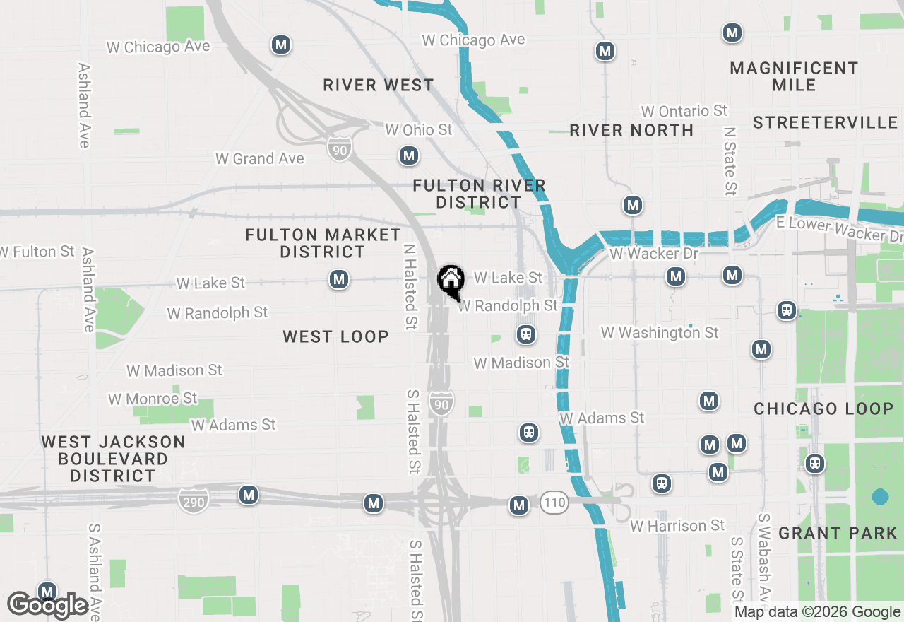 Map of (Address confidential), Chicago, Illinois 60661