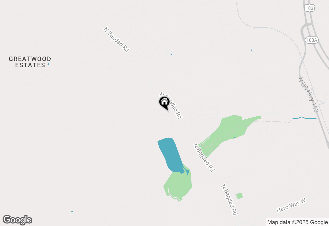 Map of 1533 Cobblecrest Ln, Leander, TX 78641