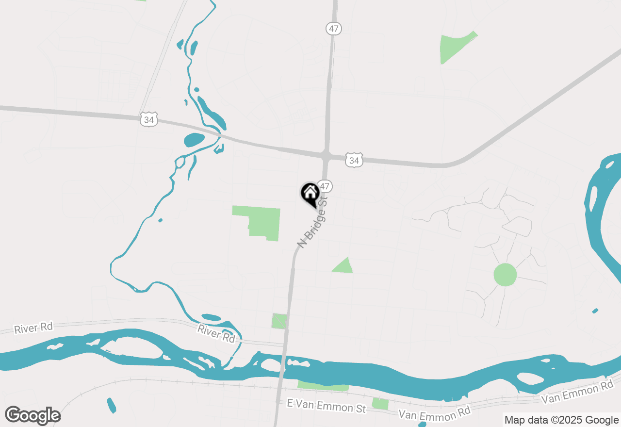 Map of 1015 N Bridge Street, Yorkville, IL 60560