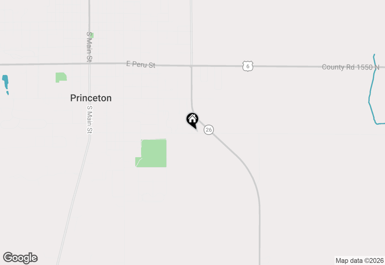 Map of 807 E Thompson Street, Princeton, IL 61356