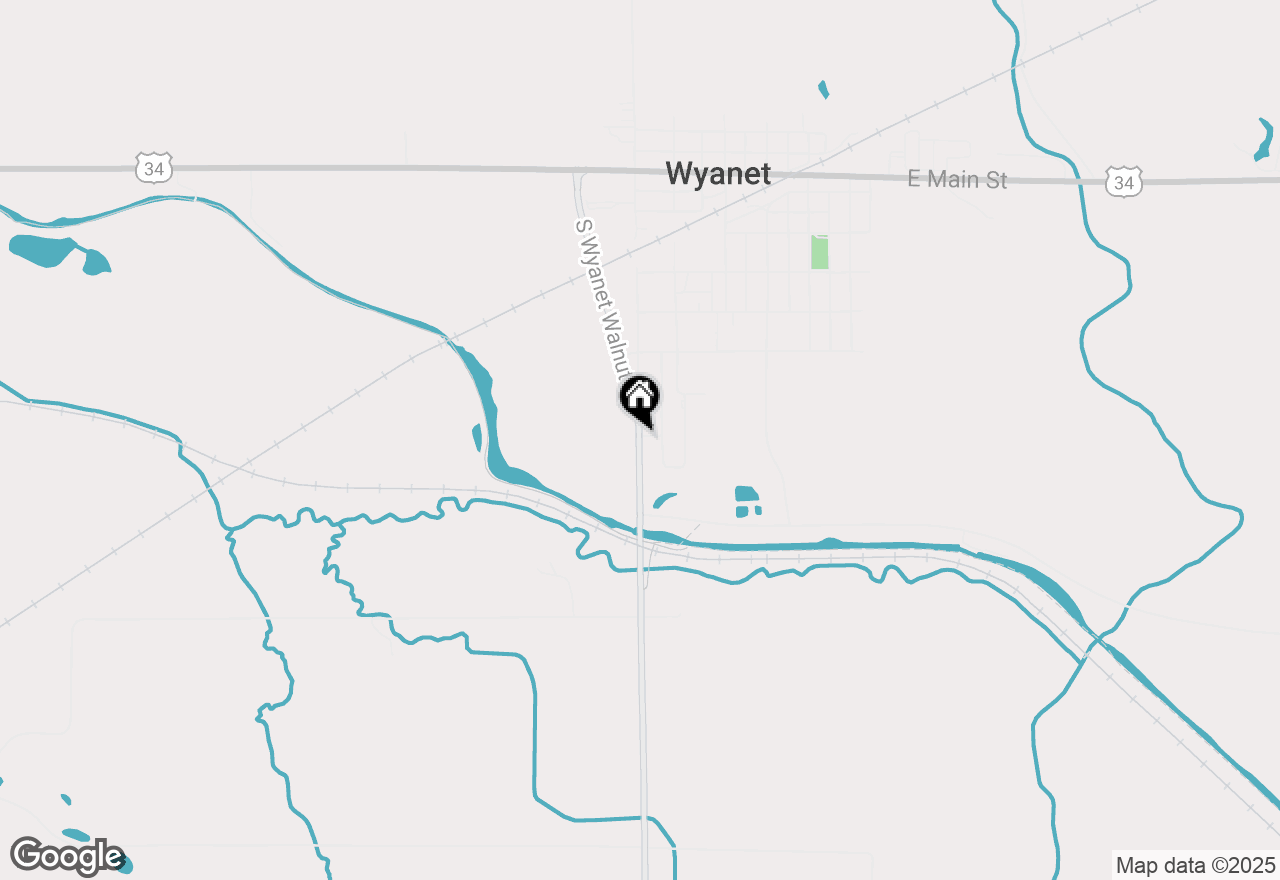 Map of 711 S Wyanet Walnut Road, Wyanet, IL 61379