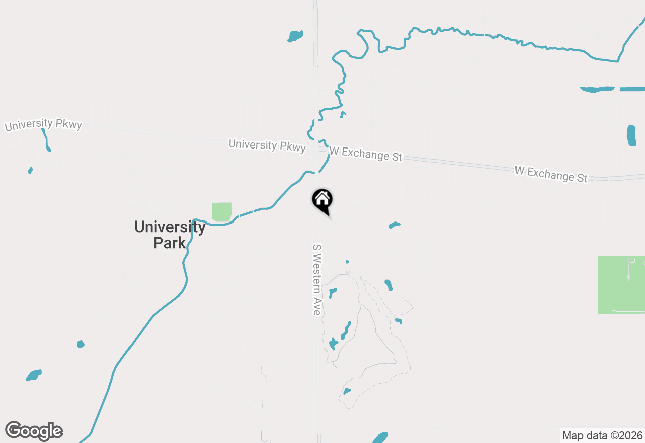 Map of 466 Pebble Beach Circle, University Park, IL 60484