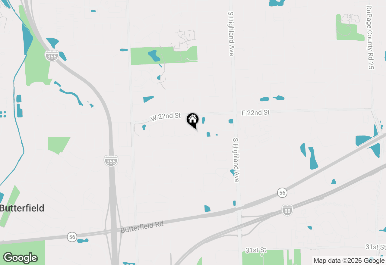 Map of 48 Arboretum Drive #253, Lombard, IL 60148