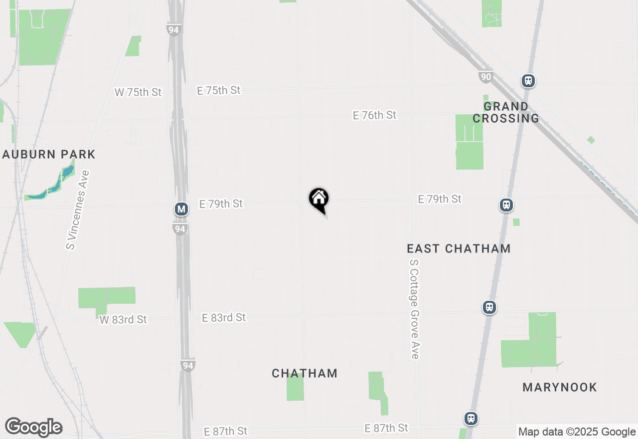 Map of 7943 S Vernon Avenue, Chicago, IL 60619