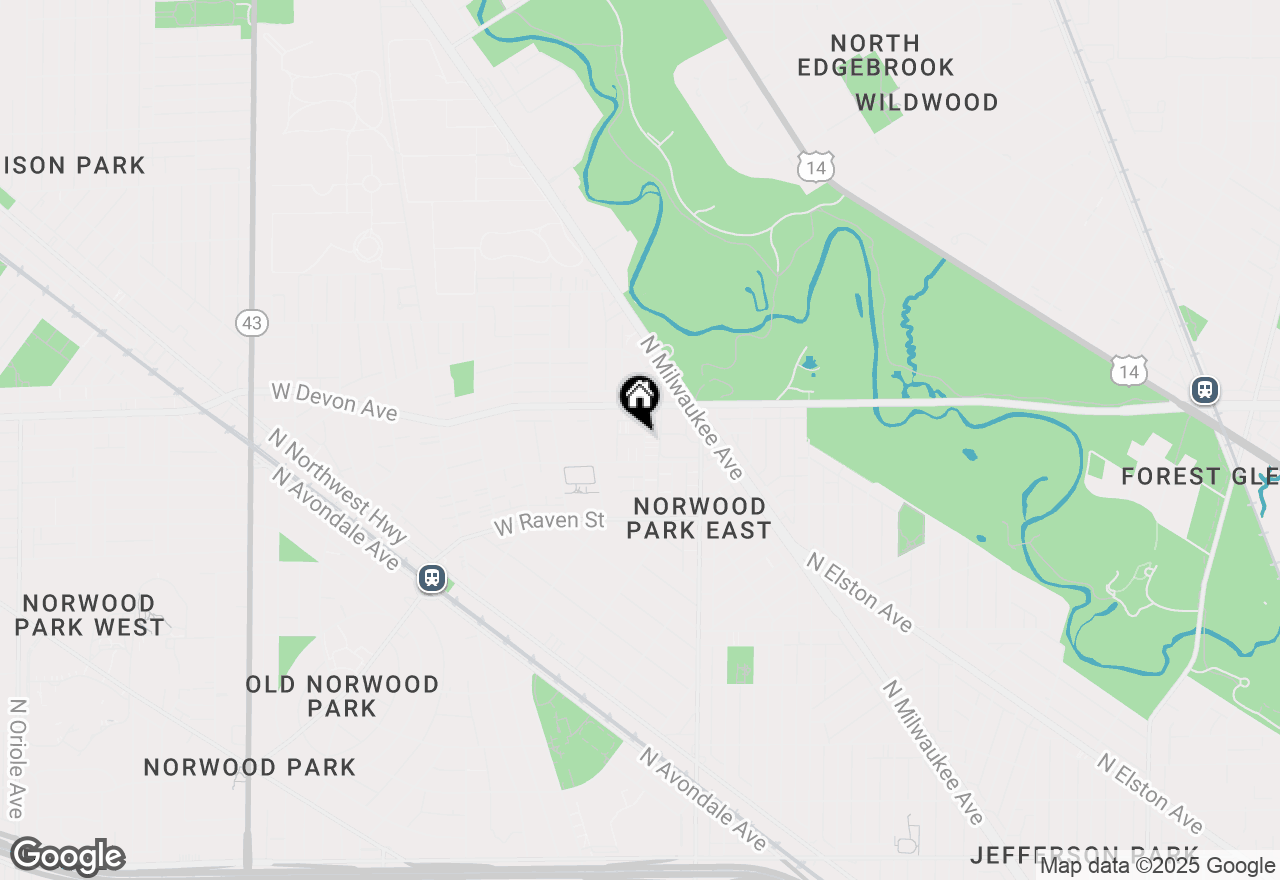 Map of 6501 W Highland Avenue, Chicago, IL 60631