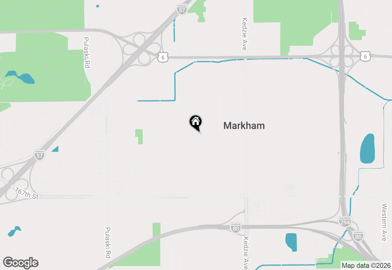 Map of 16325 Saint Louis Avenue, Markham, IL 60428