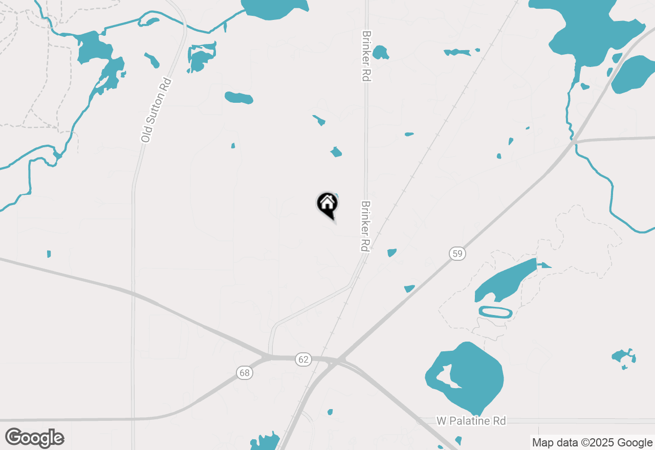 Map of 100 Brinker Road, Barrington Hills, IL 60010