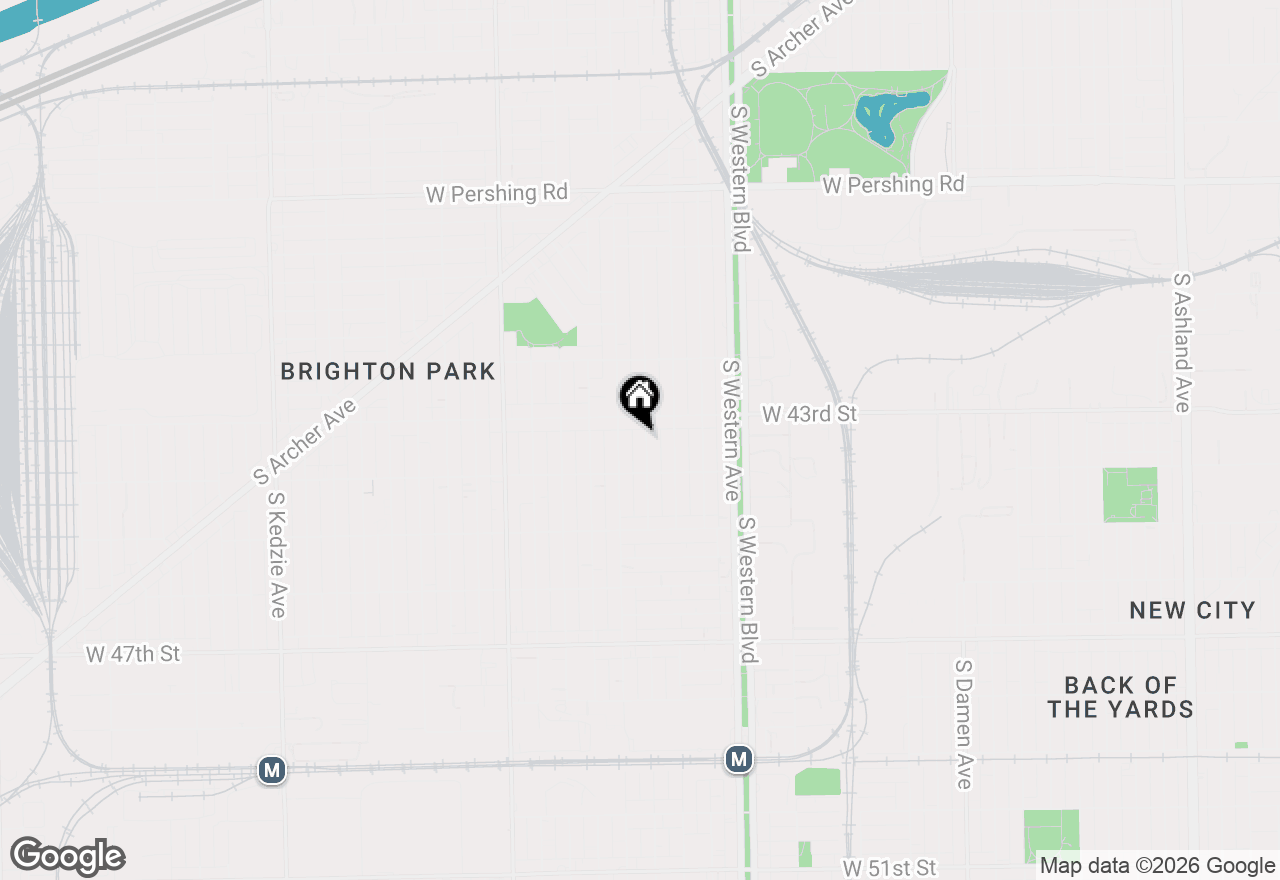 Map of 4322 S Maplewood Avenue, Chicago, IL 60632