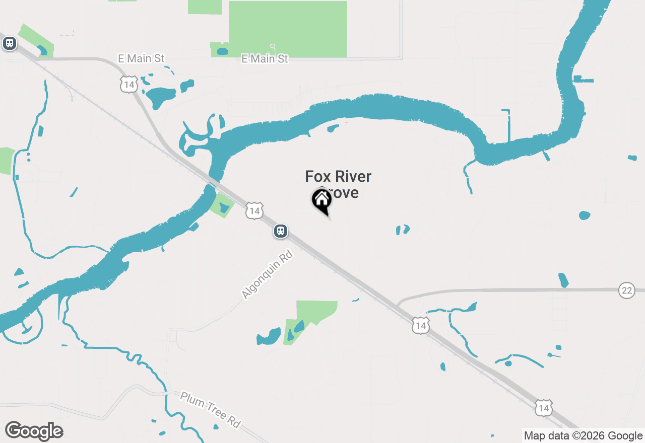 Map of 305 Glenice Parkway, Fox River Grove, IL 60021