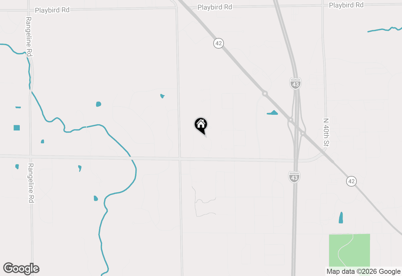Map of 4406 Hunters Glen Dr, Sheboygan, WI 53083