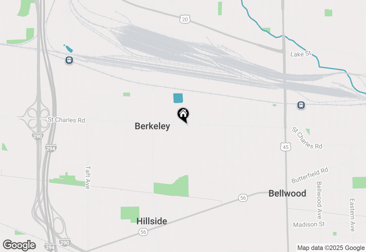 Map of 5211 St. Charles Road #GARDEN, Berkeley, IL 60163