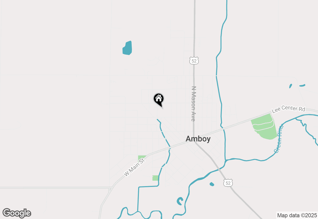 Map of 133 N East Avenue, Amboy, IL 61310