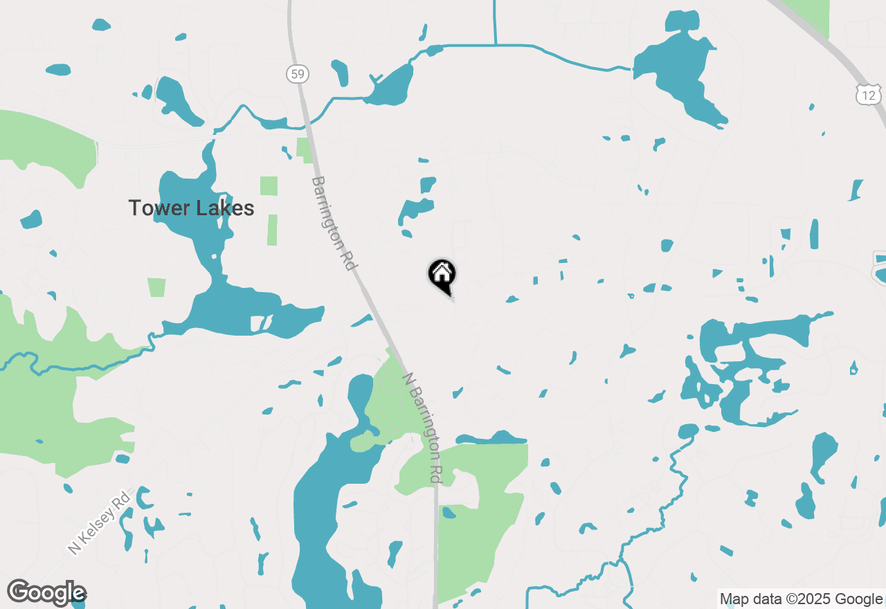 Map of 254 Pebble Creek Drive, Tower Lakes, IL 60010