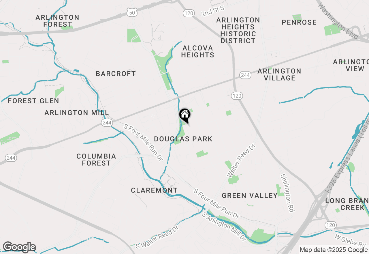 Map of 1310 S Randolph Street, Arlington, VA 22204