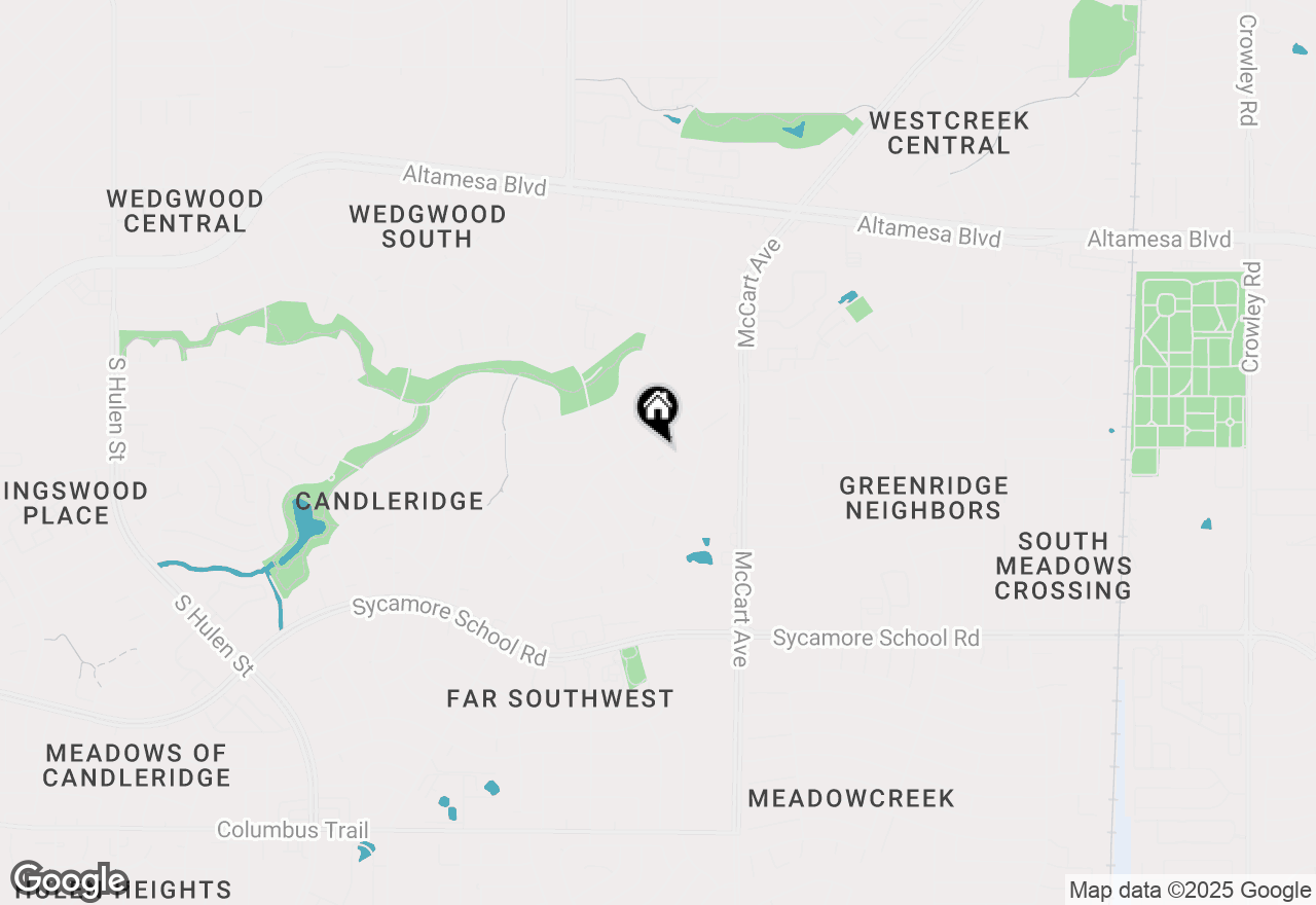 Map of 7000 Santa Rita Court, Fort Worth, TX 76133