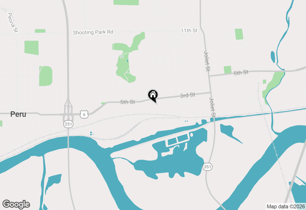 Map of 55 2nd Street, Lasalle, IL 61301