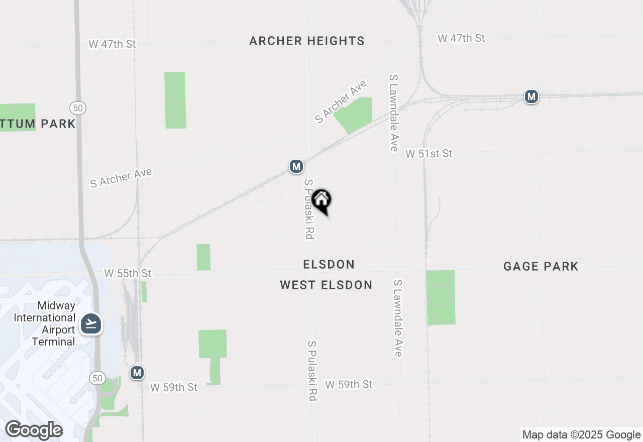 Map of 5314 S Harding Avenue, Chicago, IL 60632
