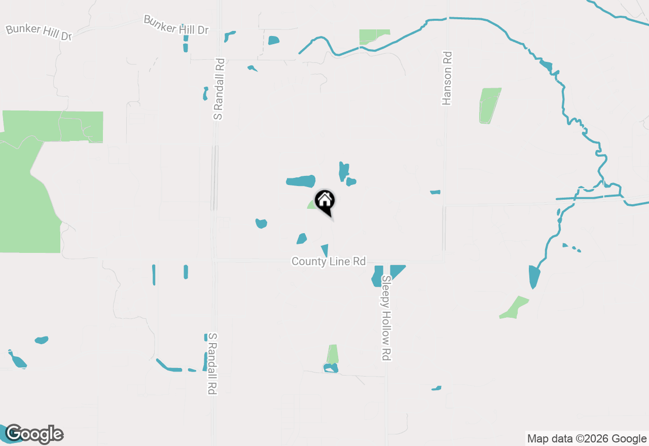 Map of 1405 Darlington Court, Algonquin, IL 60102