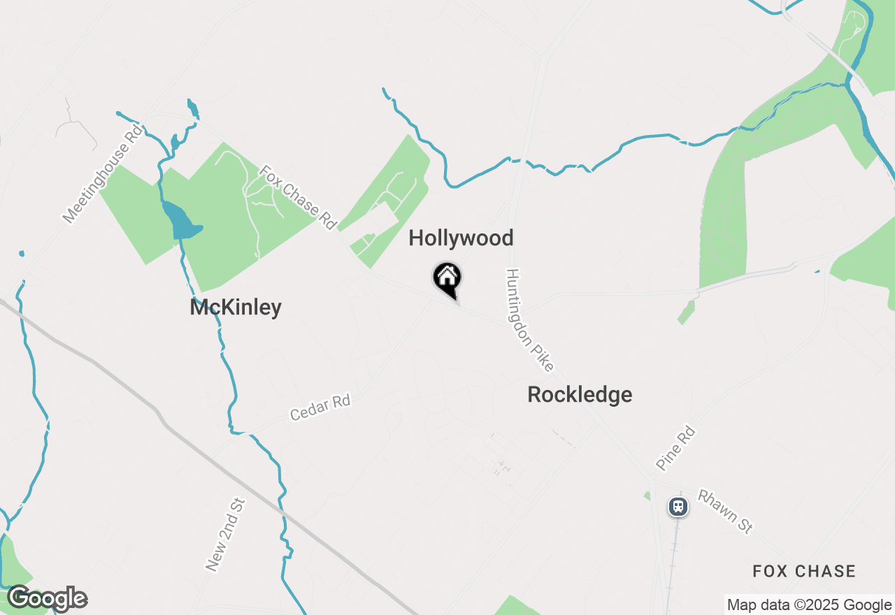 Map of 1020 Fox Chase Road #B, Rockledge, PA 19046