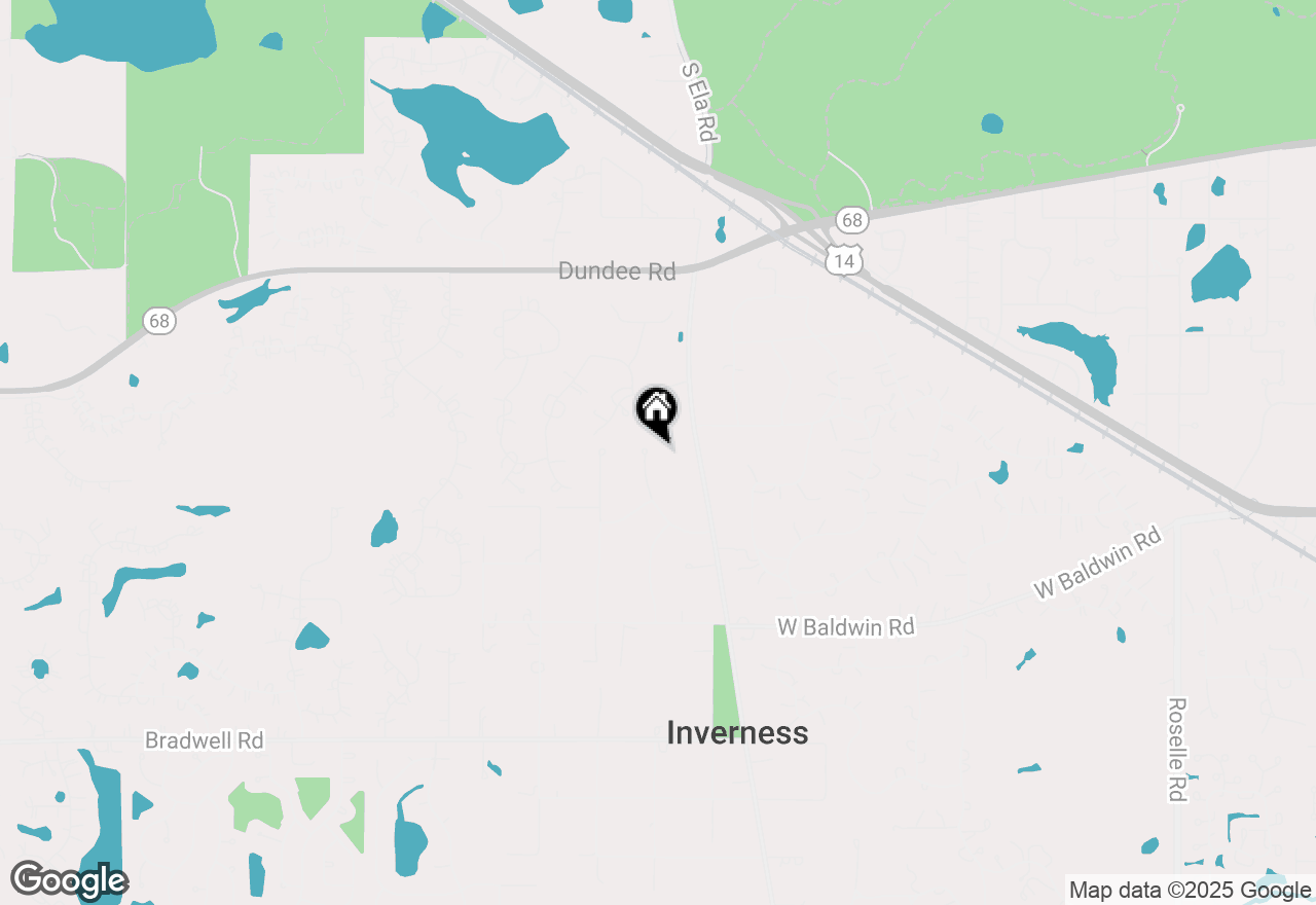 Map of 301 Canterbury Lane, Inverness, IL 60010