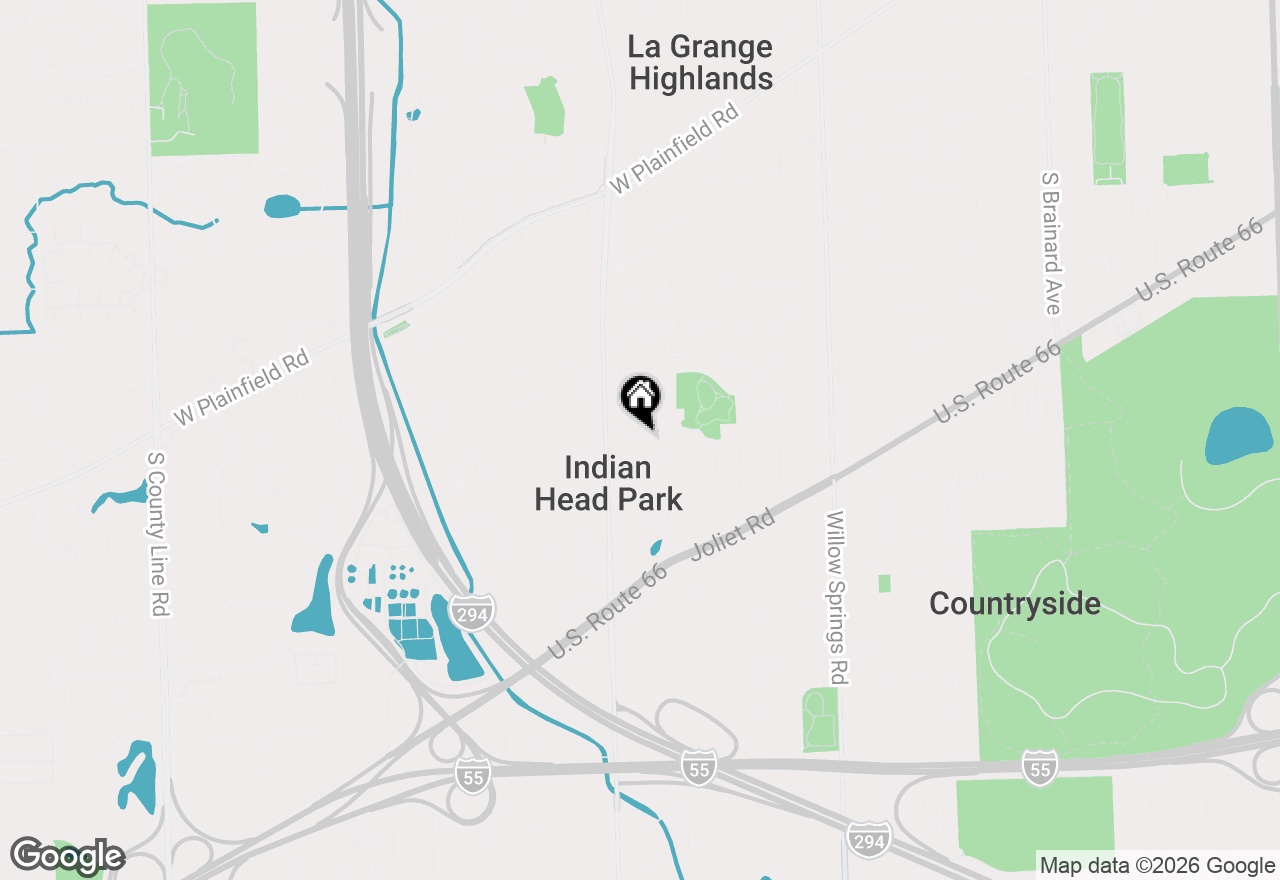 Map of 29 Westwood Court, Indian Head Park, IL 60525
