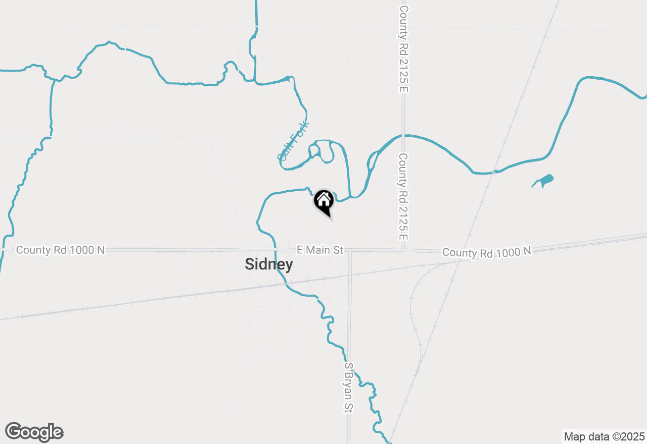 Map of 205 N White Street, Sidney, IL 61877