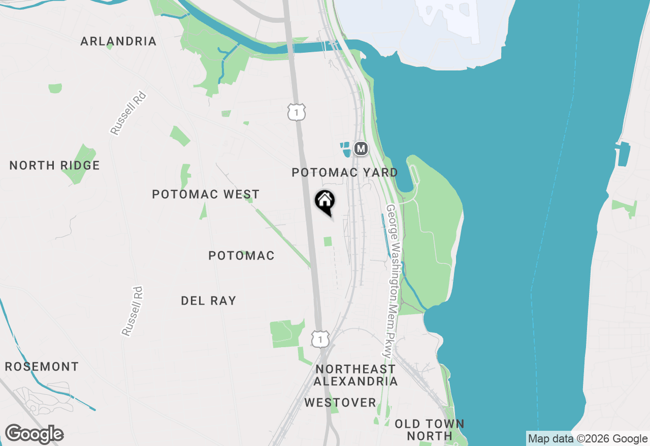 Map of 701 Swann Avenue #507, Alexandria, VA 22301