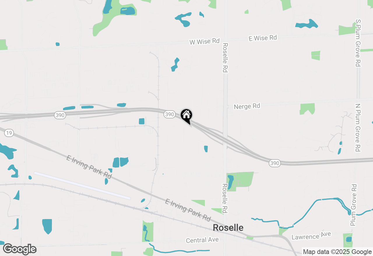 Map of 1705 Seward Street, Roselle, IL 60172