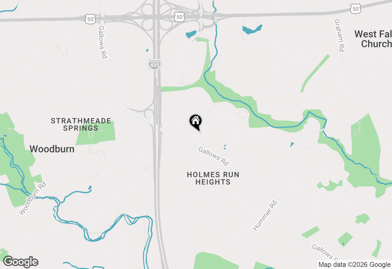 Map of 7802 Sycamore Drive, Falls Church, VA 22042