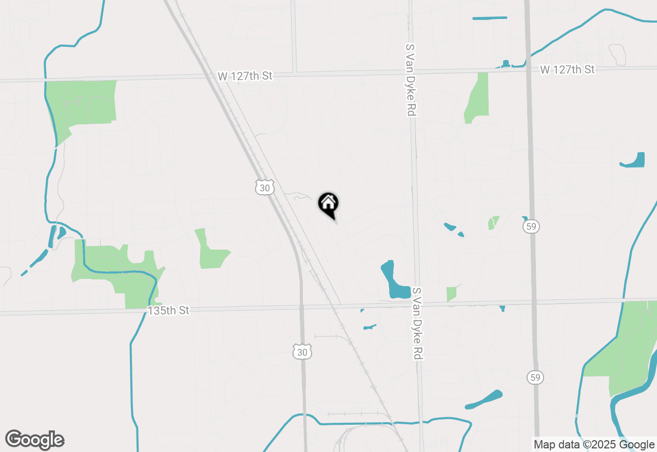 Map of 13218 Millbank Drive, Plainfield, IL 60585
