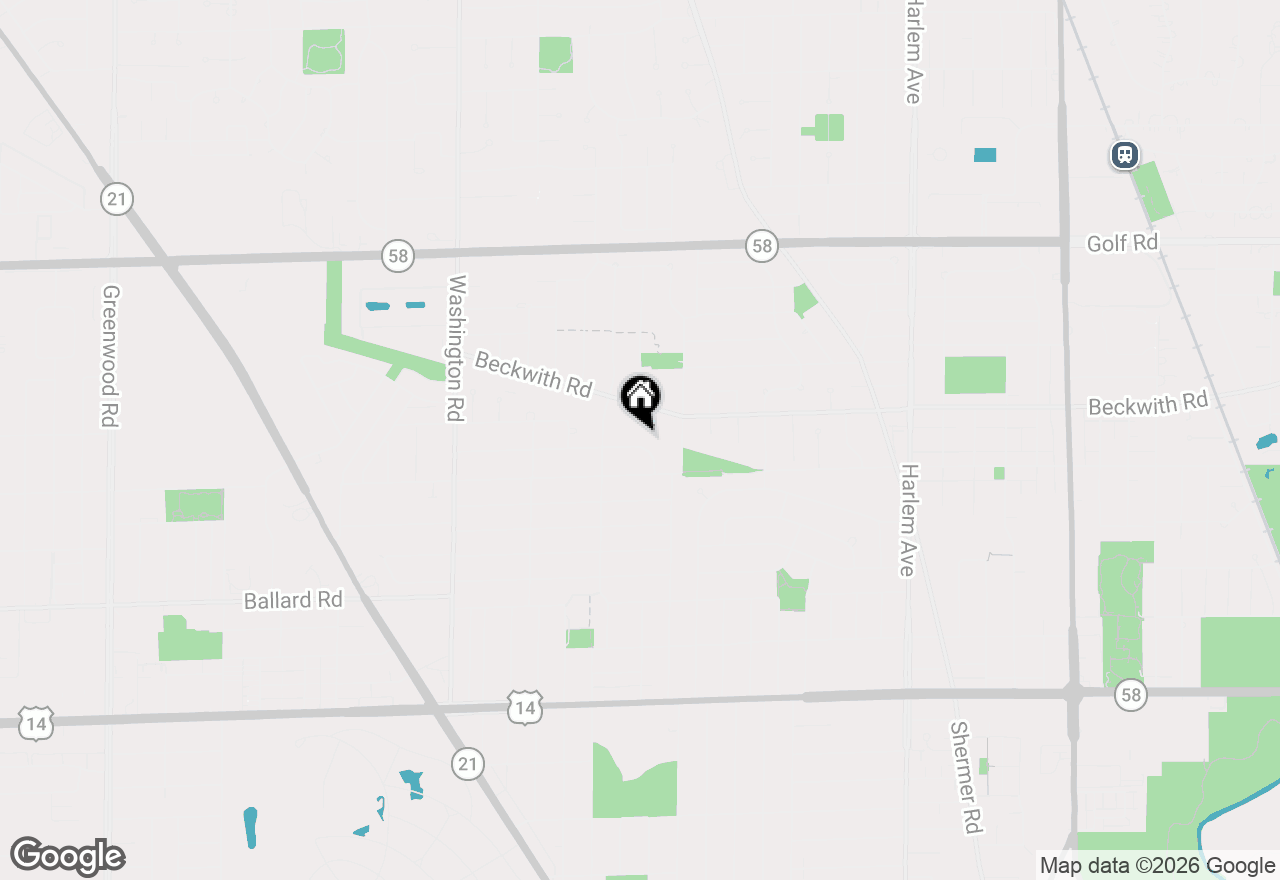 Map of 7638 Maple Street, Morton Grove, IL 60053