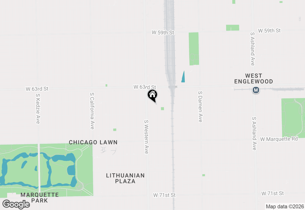 Map of 6418 S Claremont Avenue, Chicago, IL 60636