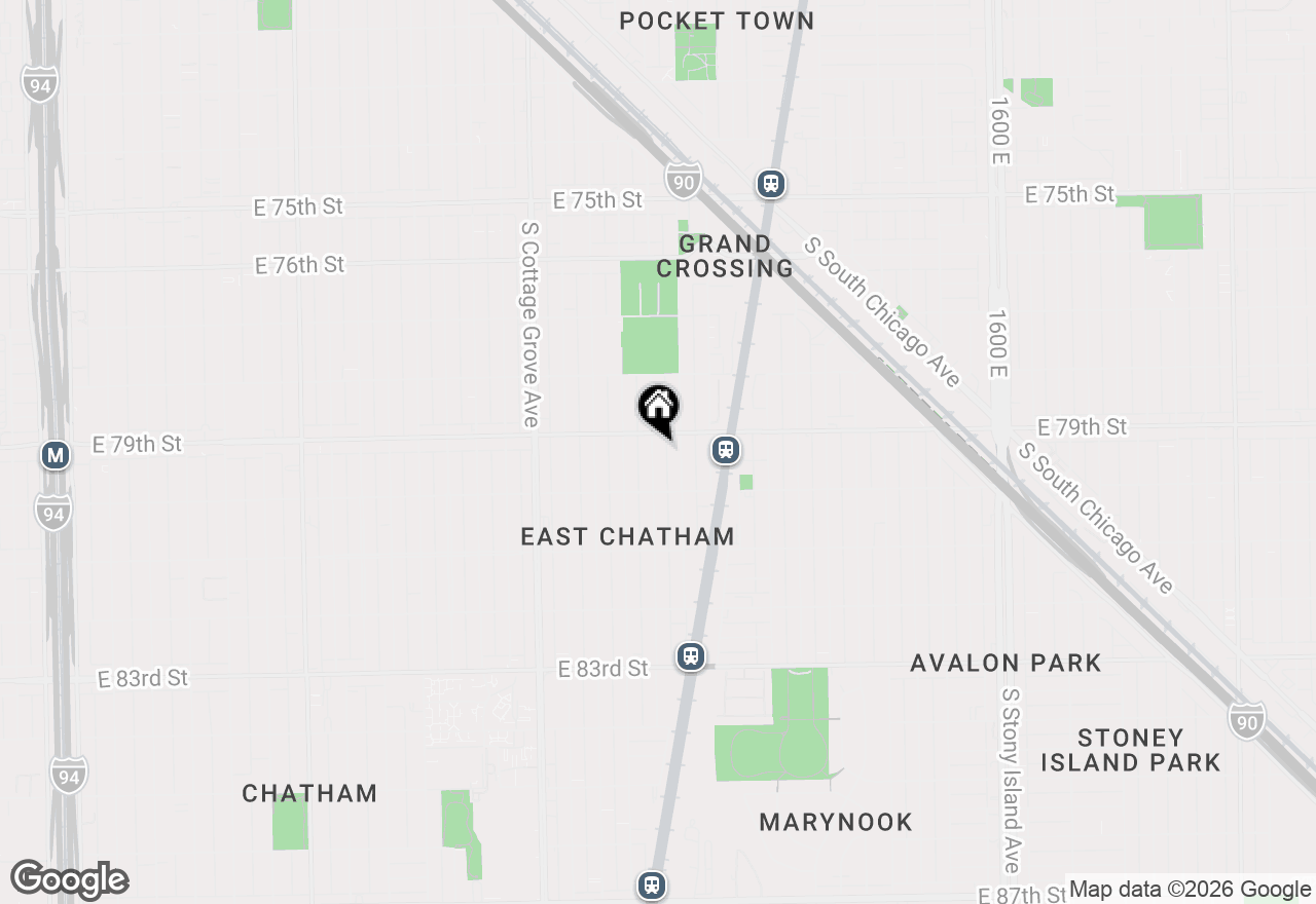 Map of 7917 S Ellis Avenue, Chicago, IL 60619