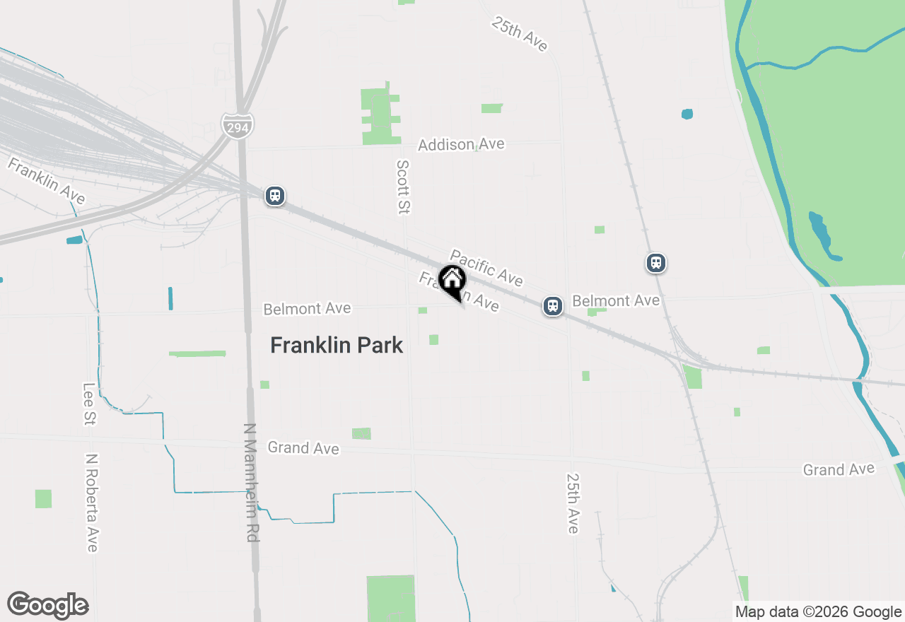 Map of 3143 Elder Lane, Franklin Park, IL 60131