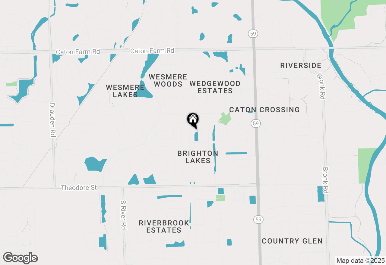 Map of 1904 Pebble Beach Drive, Plainfield, IL 60586