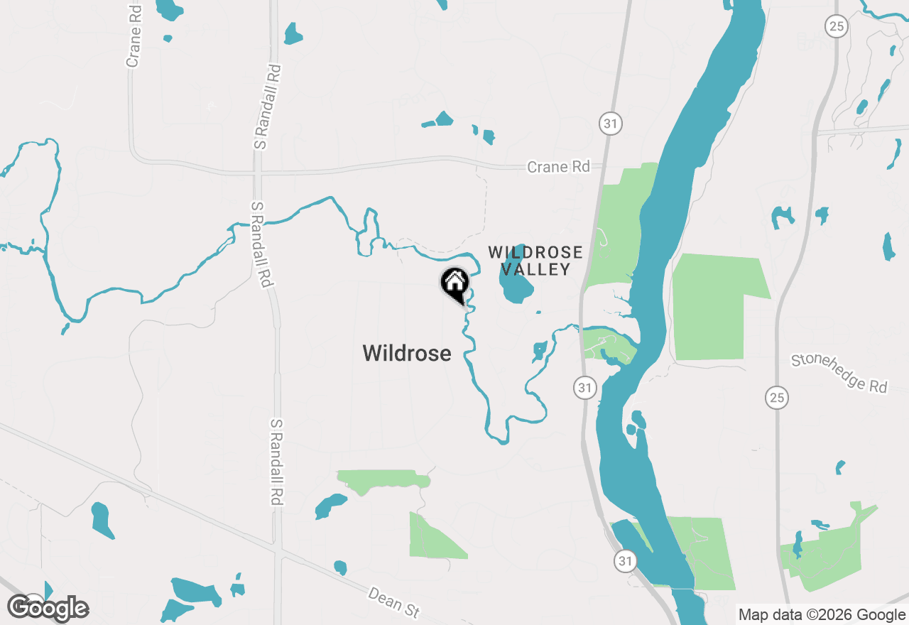 Map of 4N159 Wild Rose Road, St. Charles, IL 60174