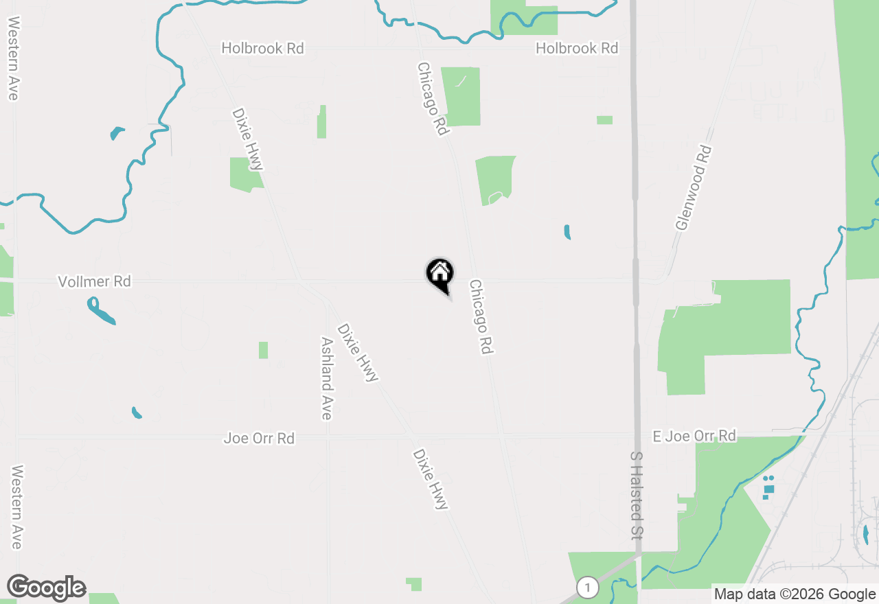Map of 151 Amy Street, Chicago Heights, IL 60411