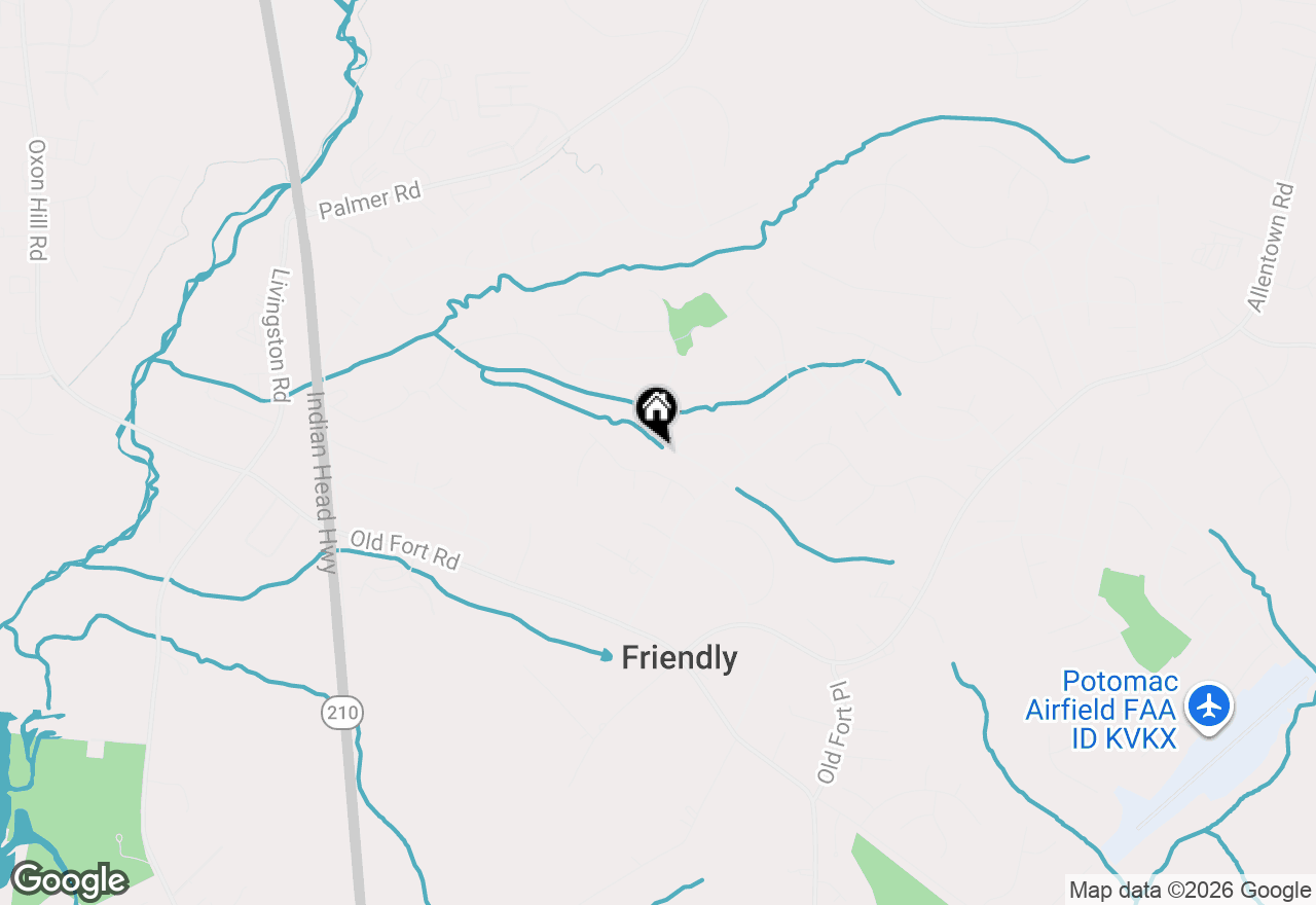 Map of 1620 Portland Avenue, Fort Washington, MD 20744