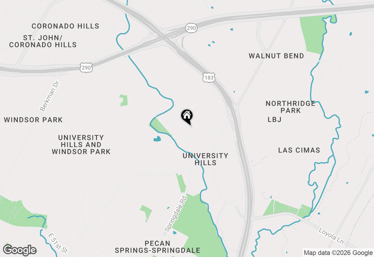 Map of 6804 Dubuque Ln, Austin, TX 78723